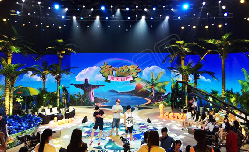 CCTV5�ݳ���LED������Vetris��Ŀ