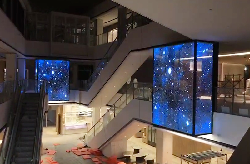 �����������ӹ㳡LED͸������Ŀ