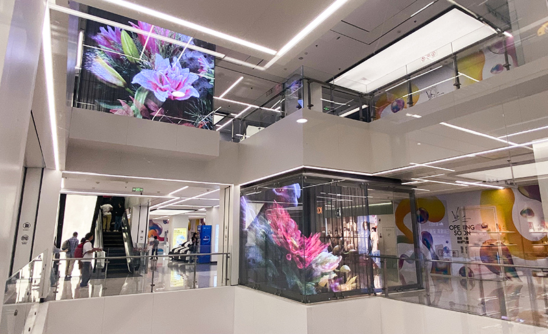 ��������ڹ���㳡LED͸������Ŀ